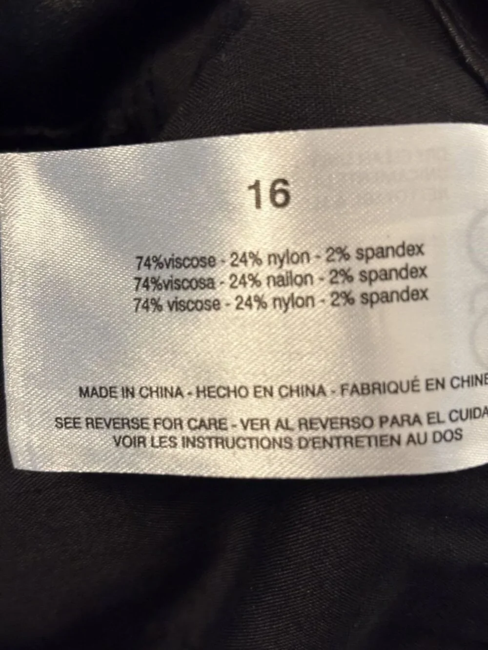 Social Standard By Sanctuary Black Faux Leather Ankle Skinny Pants Size 16 - Picture 11 of 13